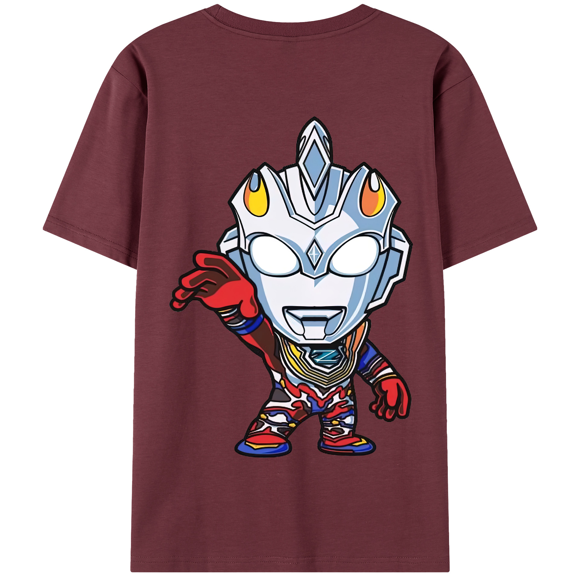 （画像用） ウルトラマン Ultraman 綿100％半袖Tシャツ（背面プリント）